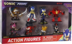 Figuras de acción de Sonic - Caja Deluxe de 8 piezas