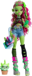 Muñeca Monster High Venus McFlytrap con gatito Chewlian