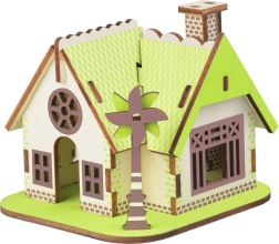 Puzzle 3D de madera Casa Ellie