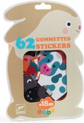 Djeco mis primeras pegatinas – animales de la granja