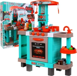 Cocina infantil interactiva con accesorios