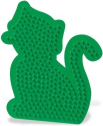 SES Creative plantilla para cuentas de planchar (perler) gato