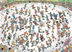 Puzzle Paseo por la pista 2000 piezas JUMBO