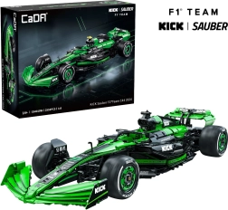 Set de construcción CaDA coche de carreras F1 KICK SAUBER 1:8