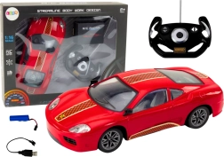 Coche teledirigido RC 1:16 rojo