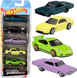 Hot Wheels Rápido y Furioso – set de 5 coches metálicos