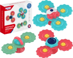 Woopie baby spinner con ventosa – set de 3 mordedores