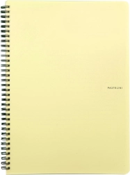 Bloc de espiral A4 PASTELINI amarillo