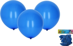 Globos inflables azules 30 cm, set de 10 unidades