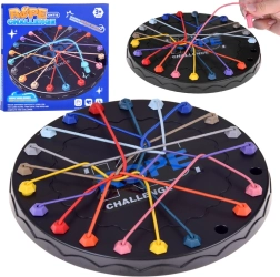 Juego lógico con cuerdas – rompecabezas de tablero circular