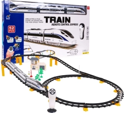 Gran set de construcción de trenes de 52 piezas