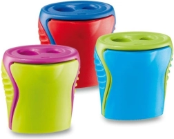 Sacapuntas doble con depósito MAPED Boogy – surtido de colores