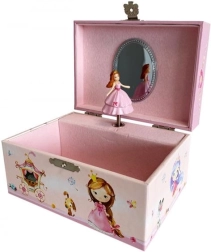 Caja de música con princesa