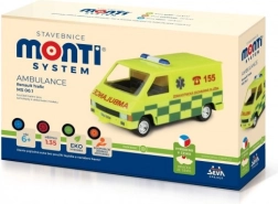 Kit de construcción Monti System Ambulancia Renault Trafic modelo 1:35