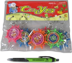 Llaveros infantiles con forma de timón 6 uds.