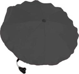 Sombrilla para cochecito color grafito con soporte universal
