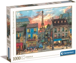Puzzle de 1000 piezas calle en París CLEMENTONI