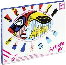DJECO Set artístico inspirado en Roy Lichtenstein