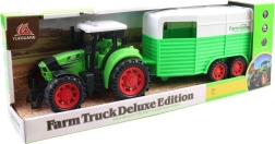 Tractor con remolque 40 × 10 × 14 cm