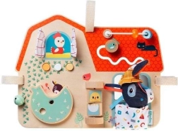 Lilliputiens - tablero de actividades de madera Granja para niños desde 9 meses