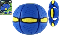 Disco balón azul 22 cm – disco lanzable que se convierte en pelota