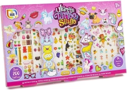 Set de tatuajes temporales The Ultimate – rosa