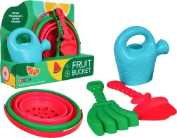 Mega set de accesorios de arena con cubo plegable