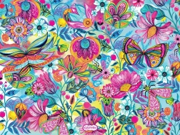 Puzzle Flores y mariposas 1000 piezas BLUEBIRD