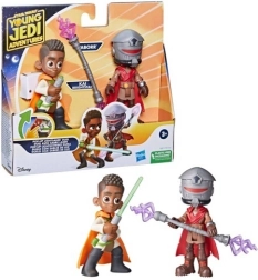 Star Wars Pop‑Up Duel pack doble de figuras de 10 cm – Young Jedi Adventures