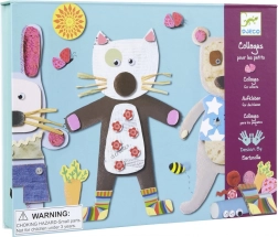 Djeco Primer Collage Gatito y Osito