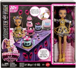 Monster High Cumpleaños terroríficamente dulces – set de decoración de tartas con Clawdeen Wolf