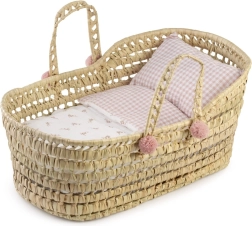 Cesta de Moisés Antonio Juan para muñecas con ropa de cama