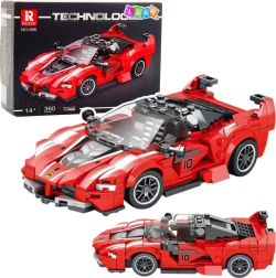 Kit de construcción coche de carreras FXX-K, rojo, 360 piezas