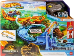 Hot Wheels RacerVerse Jurassic World Persecución de dinosaurios marinos