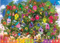Puzzle EUROGRAPHICS Casitas para pájaros 1000 piezas
