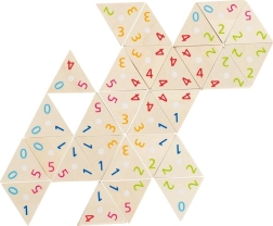 Tri-Domino juego de madera de Goki