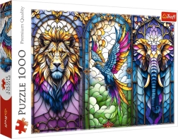 Puzzle de 1000 piezas «Animales en vidriera» Trefl