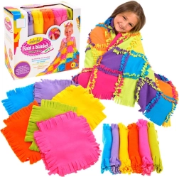 Juego creativo DIY manta polar patchwork para niños