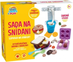 Kit de modelado Modelo para desayuno de plastilina para niños