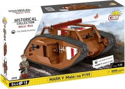 COBI Mark V (Male) tanque 1:35 set de construcción 844 piezas