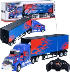 Gran camión con remolque por control remoto