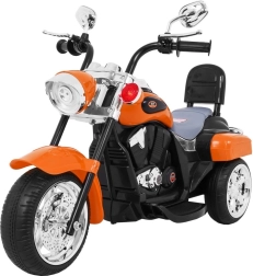 Triciclo eléctrico infantil Chopper NightBike – Oranžová