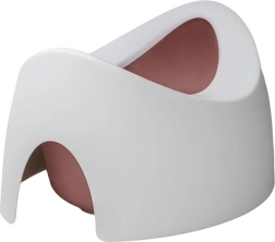 Orinal infantil ergonómico de doble cara con vertedor Teggi blanco
