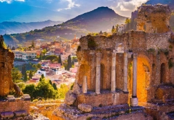Puzzle Anfiteatro en Taormina 1000 piezas