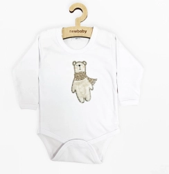 Body para bebé con manga larga new baby polar bear