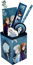 Vaso con material de escritura FROZEN