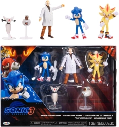 Set de figuras SONIC THE HEDGEHOG 3 Movie Collection – 5 piezas