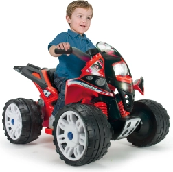 Quad eléctrica infantil The Beast 12V rojo