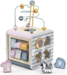 Cubo de actividades de madera 5 en 1 POLARB de VIGA