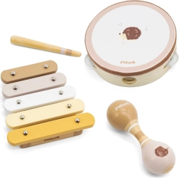 Viga POLARB set infantil de instrumentos musicales erizo